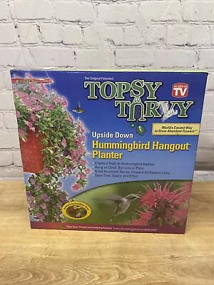 Topsy Turvy Upside Down Hummingbird Hangout Planter As Seen On TV • $16.99