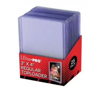 $288.60 • Buy Ultra Pro Clear Regular Toploader | YUGIOH MTG POKEMON AFL 35pt Card Protector