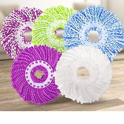 5 Replacement Mop Micro Head Refill For 360° Spin Magic Mop-Microfiber Replac... • $21.81