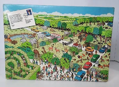 1989 Vintage Where’s Waldo Safari Park Puzzle 100 Piece Jigsaw Brand New Sealed • $19.75