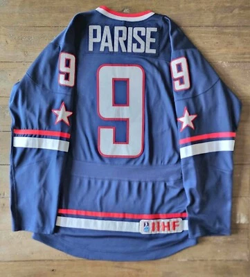 $94.99 • Buy Nike Team USA Zach Parise #9 Official Olympic Hockey Jersey Adult Small