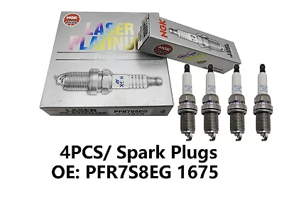 4X 06H905601A PFR7S8EG Premium Spark Plugs For VW Passat Golf Jetta Audi A4 A5 • $18.98