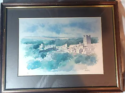 £15 • Buy LIMITED EDITION FRAMED PRINT OF RICHMOND CASTLE-YORKSHIRE  By ARTIST ALAN ROWE.