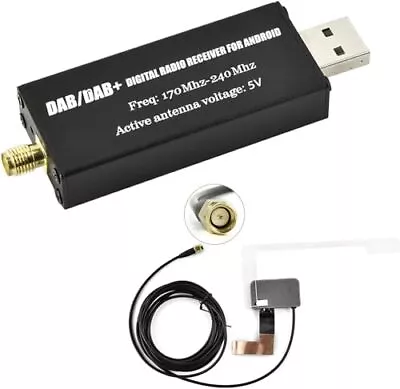 Car DAB/DAB+ Digital Radio Receiver Car DAB Radio Adapter Compatible For • £32.99