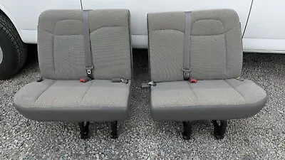 2008-2023 Chevrolet Express Van REAR Bench Split Seat 4 PERSON 5th Rear Row Grey • $1350