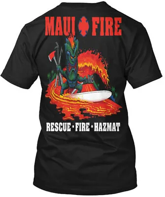 Volunteer Maui Frefighter Fire Fd Rescuefirehazmat T-Shirt Made In USA S To 5XL • $18.78