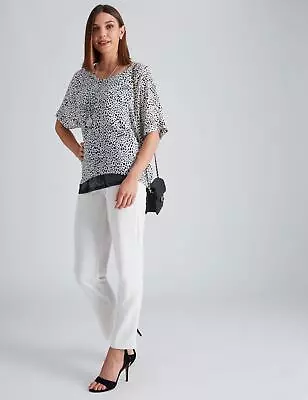 $31.97 • Buy Noni B Sequin Hem Print Top Womens Clothing  Tops Tunic