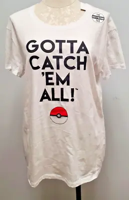 Pokemon Shirt Gotta Catch Them All Pokemon Go T Shirt Women XL 15 - 17 • $18.99