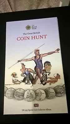 Great British Coin Hunt 1st Edition 50p Olympic Album With Completer Medal • £175