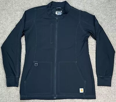 Carhartt Force Modern Fit Women's Full Zip Long Sleeve Scrubs Jacket Size S • $28.80