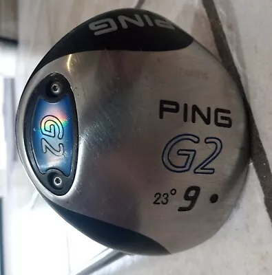 Ping G2 9 Wood 23 Degrees Black Dot Graphite TFC 100 Soft Regular Flex RH • $50