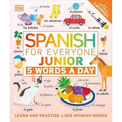 Spanish For Everyone Junior 5 Words A Day Learn And Practise 1000 Spanish Word • £11.19