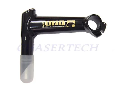 New Uno MTB Bicycle Bike Quill Stem 25.4 130mm 0° Bore 25.4mm Black • $12.49