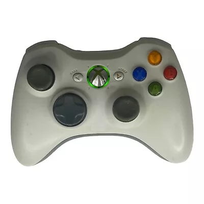 Official Microsoft Xbox 360 White Original Wireless Gaming Controller OEM • $11.25