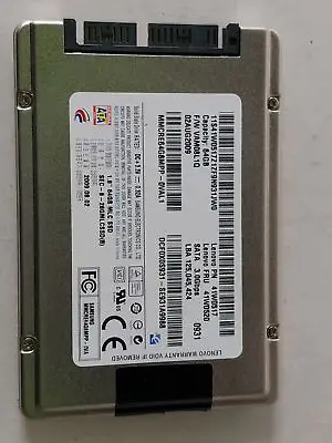 Samsung Lenovo MMCRE64G8MPP-0VAL1 64 GB SATA II 1.8 In Solid State Drive • $14.99