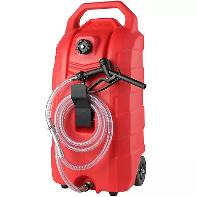 VEVOR 16 Gallon Fuel Caddy Portable Gas Storage Tank 7.8L/min With Manual Nozzle • $100.99