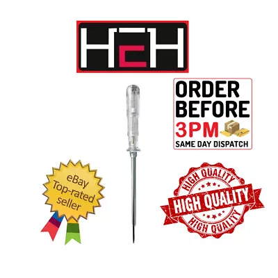 £2.99 • Buy Electrical Mains Phase Tester Screwdriver Test For Voltage Live Circuit 125mm