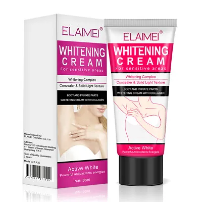 $10.75 • Buy Dark Skin Bleach Body Bleaching Cream Max Strength Whitening Lightening AHA  