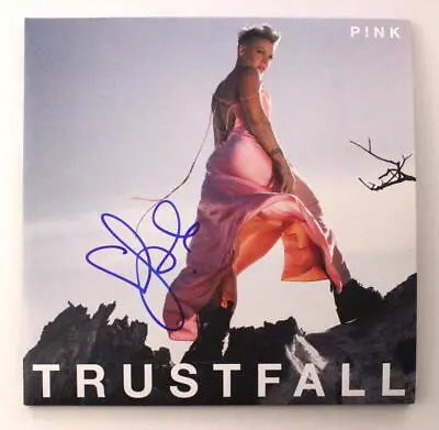 Pink P!nk Alecia Moore Signed Autograph Album Vinyl Record - Trustfall - JSA COA • £2409.49