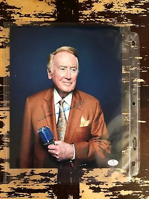 Vin Scully Signed 8x10 Photo W/COA • $141.98