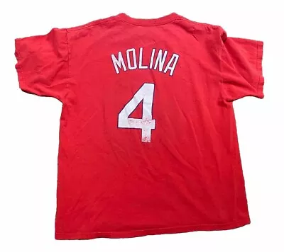 St. Louis Cardinals | Men’s Large #4 Yadier Molina Shirt • $12.99