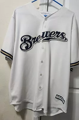 Majestic XL Jett Bandy Milwaukee Brewers Jersey • $25