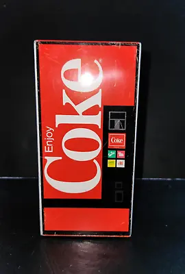 Coca~Cola Tin Coin Bank Replica Soda Vending Machine Coke Collectible 6.5  USA • £14.52