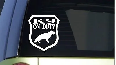K9 On Duty *I320* 6x6 Inch Sticker Decal Dog Schutzhund Malinois German Shepherd • $4.24