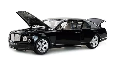 1:18 Bentley Mulsanne Black Matt Paint By Rastar • $59.99