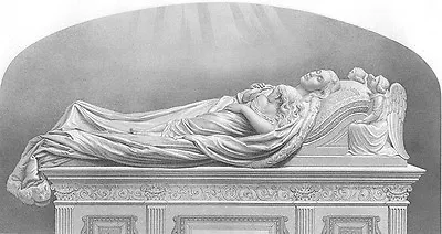 QUEEN VICTORIA DAUGHTER PRINCESS ALICE Of HESSE 1882 Art Print Of Death Monument • $6.99
