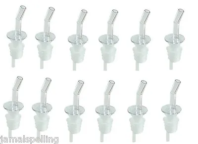 1 DOZEN Whiskeygate Liquor Bottle Pourers Non Measured Bar Supplies Pour Spouts • $13.50