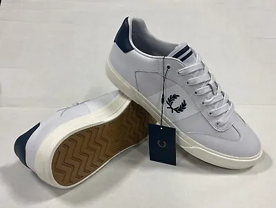 Fred Perry Clay Leather Poly Men's Sneakers Trainers Shoes UK 10 EU 44 • £55
