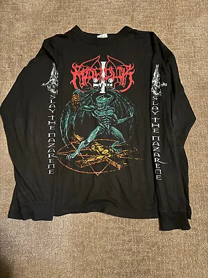 Vintage MARDUK Slay The Nazarene Shirt 1998 Dissection Mayhem Immortal • $199.99