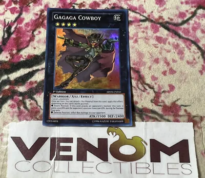 1x (M/NM) - Gagaga Cowboy - ABYR-EN041 - Super Rare - 1st Edition YuGiOh • $5.35