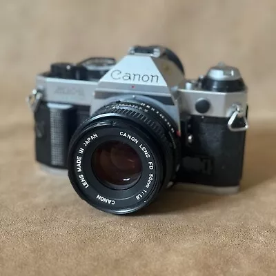 Canon Camera AE-1 Program Lens 50 MM F/1.8 - Analogue - Vintage • £179.98