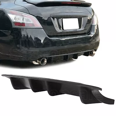 [SASA] Made For 2009-2015 Nissan Maxima 4dr PU Rear Bumper Lip Diffuser Splitter • $57.99