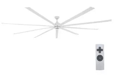 ILIVING 72/88/96/108-inch HVLS 9 Blades BLDC Big Ceiling Fan With IR Remote • $699