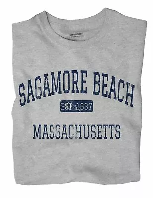 Sagamore Beach Massachusetts MA T-Shirt EST • $18.99