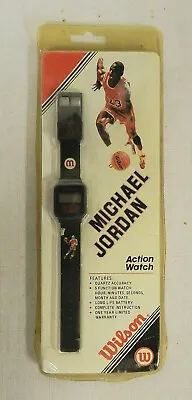1980s MICHEAL JORDAN WILSON ACTION WRIST WATCH Factory Sealed • $33