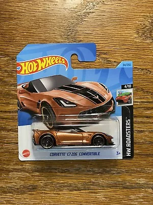 2023 Hot Wheels Corvette C7 Z06 Convertible SHORT CARD • $2.25