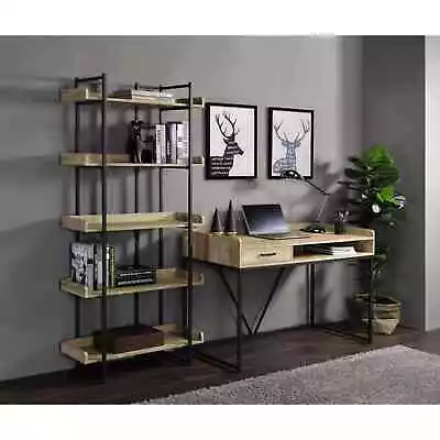SALE!!!  Myco Furniture - Kaylee Bookshelf In Taupe - Color Oak - KY117-BC-TP • $290