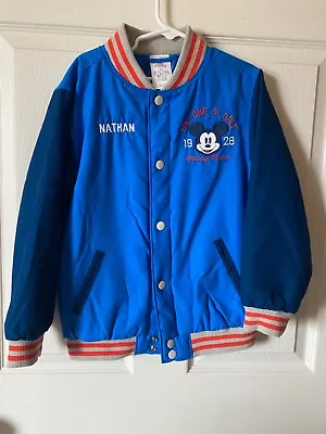 Disney Mickey  Mouse Jersey Customized Jacket 5-6 Boy • $33