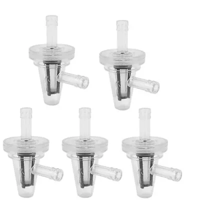 5X Universal Motorcycle Right Angle (90°) Fuel Filter Fits 5/16in 8mm Hose Lines • $11