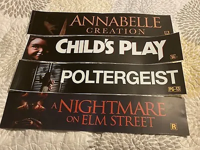 5x25 Theater Marquee Mylar Horror Movie Poster Lot • $40