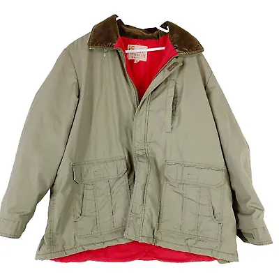 Vintage Field & Stream Great Outdoors Work Chore Full Zip Coat Jacket 46 • $40