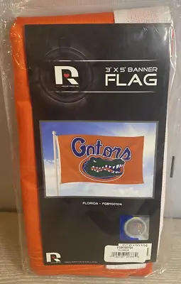 University Of Florida UF Gators 3x5 Flag Banner New In Package Orange And Blue • $18.99
