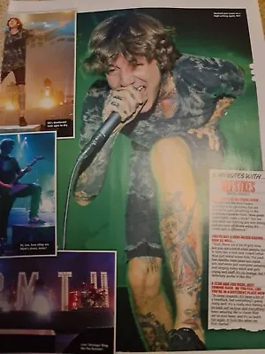 Oli Sykes Bring Me The Horizon Oage Clipping A4 Poster Kerrang  Magazine • £5.49