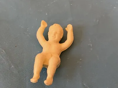 Marx Dollhouse Figure Baby Arms Up Cream • $8