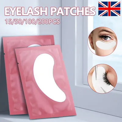 £5.10 • Buy Salon Eyelash Lash Extensions Under Eye Gel Pads Lint Free Patches Make Up Tools