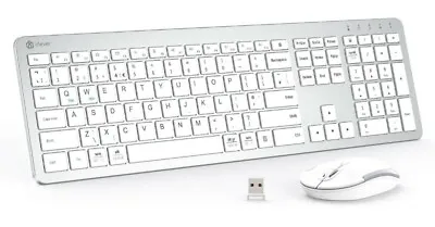 £24.99 • Buy Wireless Keyboard And Mouse For Mac - IClever GK08 Rechargeable Wireless...